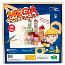 Brinquedo Infantil Mega Construções Pais & Filhos