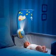 Móbile Com Música Next2Moon 3 em 1 Azul Chicco Com Painel Para Berço