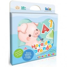 Brinquedo Infantil De Banho Livro Hora De Aprender Toyster 