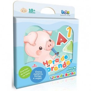 Brinquedo Infantil De Banho Livro Hora De Aprender Toyster 