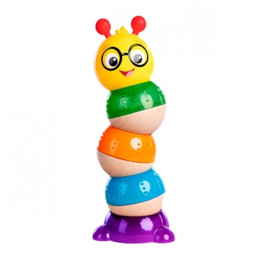 Lagarta empilhável sonora baby einstein hape