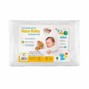 Travesseiro Infantil Nasa Baby Percal Fibrasca