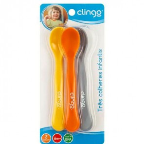 Colher Infantil Ergonômica 6 Meses Clingo