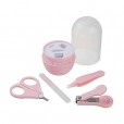 Kit manicure infantil clingo rosa