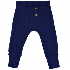 Calça Bebê Cós Dobrável Azul Marinho Grow Up 12M