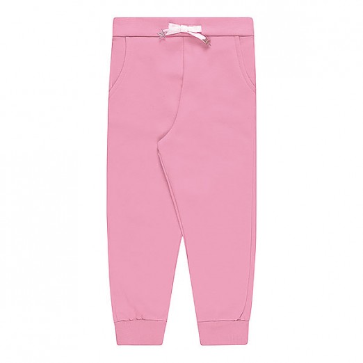 Calça de Moletom Infantil Para Menina Rosa Tamanho 1 Ano Kamylus