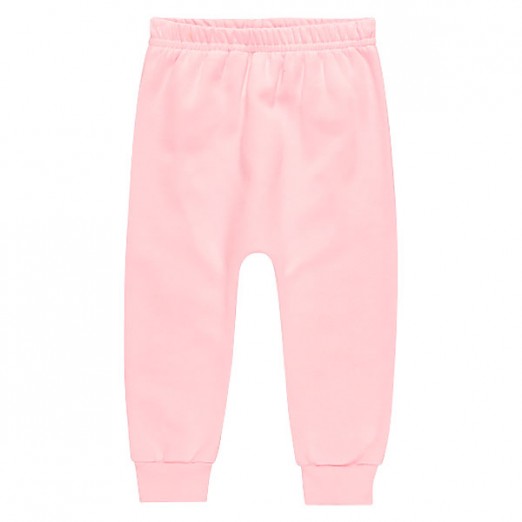 Calça de Moletom Infantil Para Menina Rosa Tamanho G Kamylus