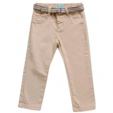 Calça Infantil Jeans Marfim