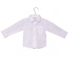 Camisa Social Infantil MAsculina Branca 3 Anos Laureh 