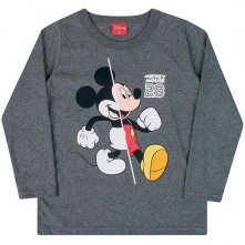 Camiseta Infantil Cinza Mickey Kamylus 10 A