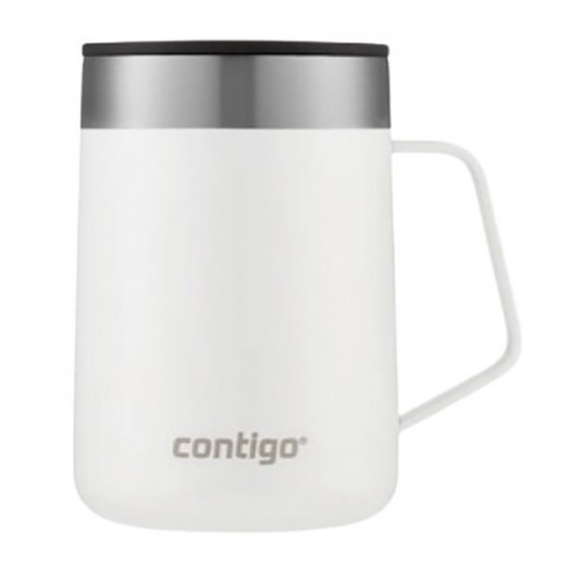 Caneca Térmica Stainless Branco 414ML Quente E Fria Contigo