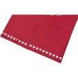 Capa de Chuva Infantil Para Menina Com Capuz Love Vermelho Pimpolho Tam M