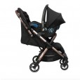 Carrinho de Bebê Maxi Cosi Eva Essential Black Champagne até 22kg