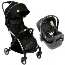 Carrinho Bebê Goody Plus Black Eco e Bebê Conforto Kaily Chicco