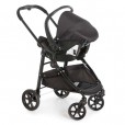 Carrinho Para Bebê Olympus Black Acopla O Bebê Conforto Cocoon Galzerano