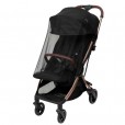 Carrinho Para Bebê Maxi Cosi Eva Essential Travel System Black Champagne Com Capota Ampla Acopla Bebê Conforto