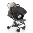 Carrinho De Bebê Travel System Duolee Cinza Acopla Bebê Conforto Cocoon Até 15kg Galzerano