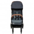 Carrinho Para Bebê Maxi Cosi Eva Essential Trio Travel System Graphite Com Mosquiteiro Capota Ampla Com Bebê Conforto e Adaptadores