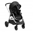 Carrinho Para Passeio Anna2 Ts Trio Maxi Cosi C/Bebê Conforto Black Proteção UV50 Black Até 15kg