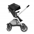 Carrinho Para Passeio Anna2 Ts Trio Maxi Cosi C/Bebê Conforto Black Proteção UV50 Black Até 15kg