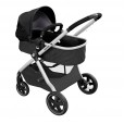 Carrinho Para Passeio Anna2 Ts Trio Maxi Cosi C/Bebê Conforto Black Proteção UV50 Black Até 15kg