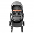 Carrinho Para Passeio Anna2 Ts Trio Maxi Cosi C/Bebê Conforto Citi Proteção UV50 Grey Até 15kg