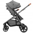 Carrinho Para Passeio Anna2 Ts Trio Maxi Cosi C/Bebê Conforto Citi Proteção UV50 Grey Até 15kg