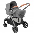 Carrinho Para Passeio Anna2 Ts Trio Maxi Cosi C/Bebê Conforto Citi Proteção UV50 Grey Até 15kg