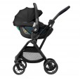 Carrinho Bebê Maxi Cosi Travel System Leona2 Essencial Black Fechamento Automático