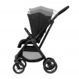 Carrinho Bebê Maxi Cosi Travel System Leona2 Essencial Black Fechamento Automático