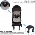 Carrinho Bebê Pact Travel System Acopla Bebê Conforto Desde o Nascimento Até 15kg joie