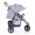 Carrinho De Bebê Abc Design Treviso 3 Woven Grey Com Couro Travel System Acopla Bebê Conforto Tulip