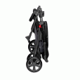 Carrinho De Bebê Abc Design Treviso 3 Woven Black Com Couro Travel System Acopla Bebê Conforto Tulip