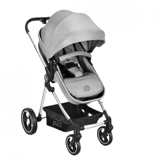 Carrinho De Bebê Travel System Jazz Cinza O Nascimento Até 15kg Acopla Bebê Conforto Fisher Price