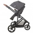 Carrinho Para Bebê Trek 5227acc Travel System Acopla Bebê Conforto Cozycot Cinza Chumbo Kiddo