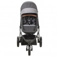 Carrinho Para Bebê Trek 5227acc Travel System Acopla Bebê Conforto Cozycot Cinza Chumbo Kiddo