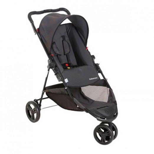 Carrinho Galzerano Travel System para Passeio Infantil Tivoli Até 15kg 3 Rodas Preto