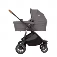 Carrinho de Bebê Versatrax  Acompanha Bebê Conforto I-Snug 2 e Moises Ramble XL Gray Cycle 22Kg