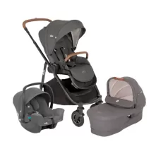 Carrinho De Bebê Versatrax Trio Cycle Gray Joie