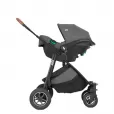 Carrinho de Bebê Versatrax  Acompanha Bebê Conforto I-Snug 2 e Moises Ramble XL Gray Cycle 22Kg