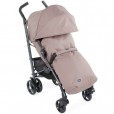 Carrinho Para Bebê Guarda Chuva Com Assento Reclinável 0 a 15kg Lite Way Dark Beige Chicco