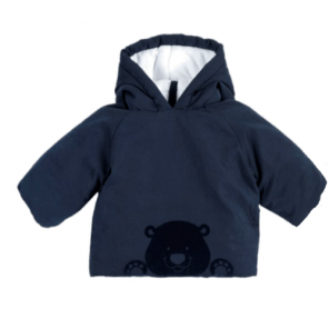 Casaco Infantil Urso Azul Marinho 3 Meses Chicco