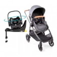 Carrinho Bebê Maxi Cosi Anna Trio Isofix 360 Mc Sparkling Grey Do Nascimento Até 22kg Eco Acopla Bebê Conforto