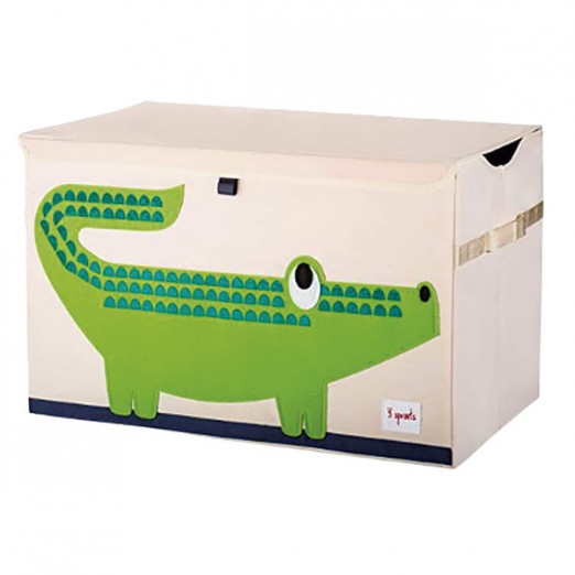 Organizador Para Quarto Retangular Crocodilo 61cm x 37cm x 38cm 3 Sprouts