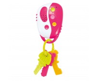 Chaveiro Infantil Musical Rosa +24m Pimpolho