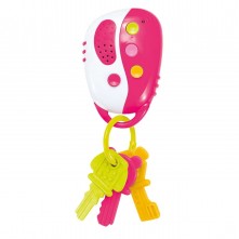 Chaveiro Infantil Musical Rosa +24m Pimpolho