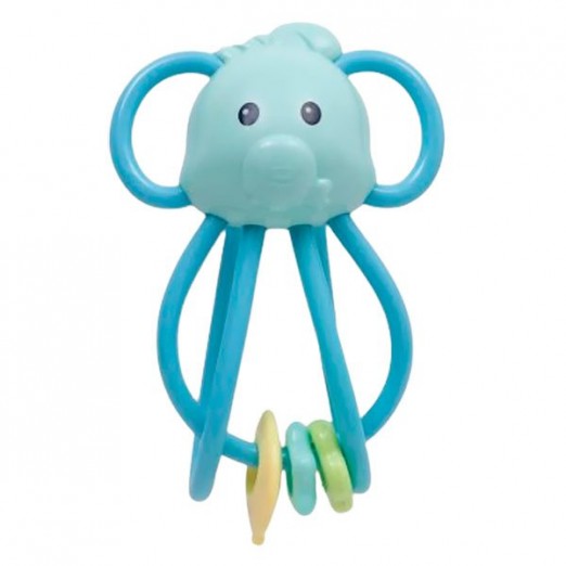 Chocalho infantil Elefante Azul Buba