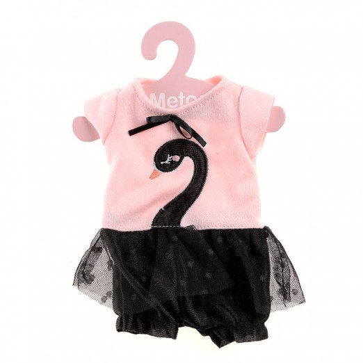 Roupa De Boneca Metoo Macacão Cisne Negro Com Cabide Metoo