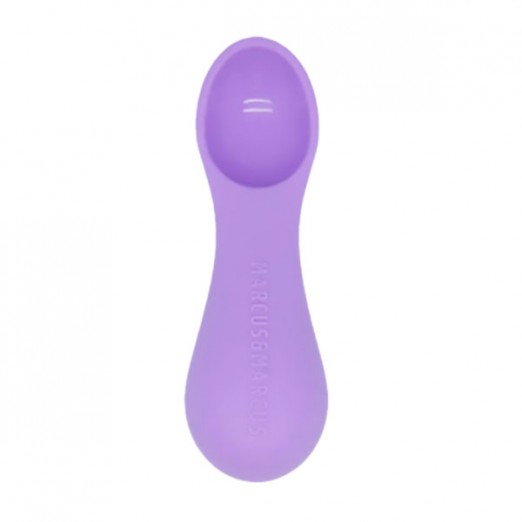 Colher De Silicone Infantil Para Treinamento Baleia Marcus&Marcus