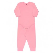 Conjunto Térmico Body Para Bebê Rose Tam RN Dedeka